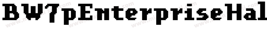 BW7pEnterpriseHalf Medium字体转换